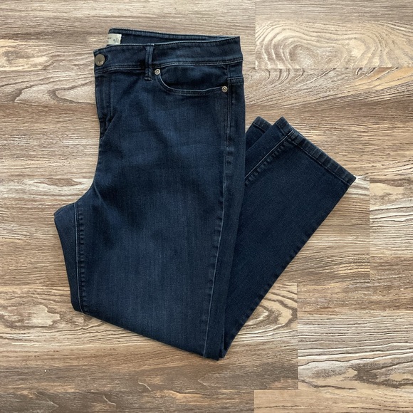 J Jill Authentic Fit Slim Leg Mid Rise Jeans 16P - Picture 1 of 11